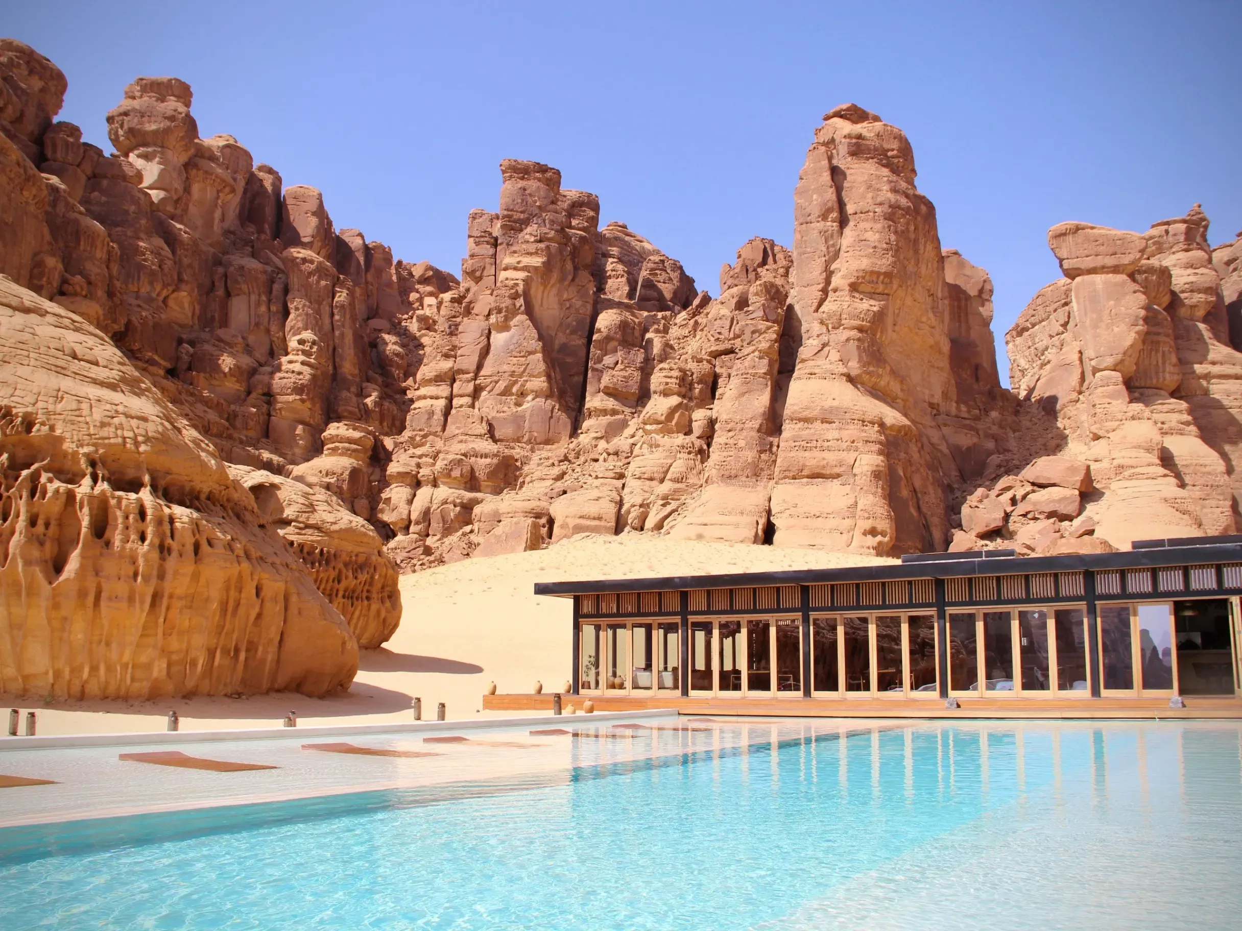 Our Habitas luxury resort AlUla, Ashar Valley Saudi Arabia. 