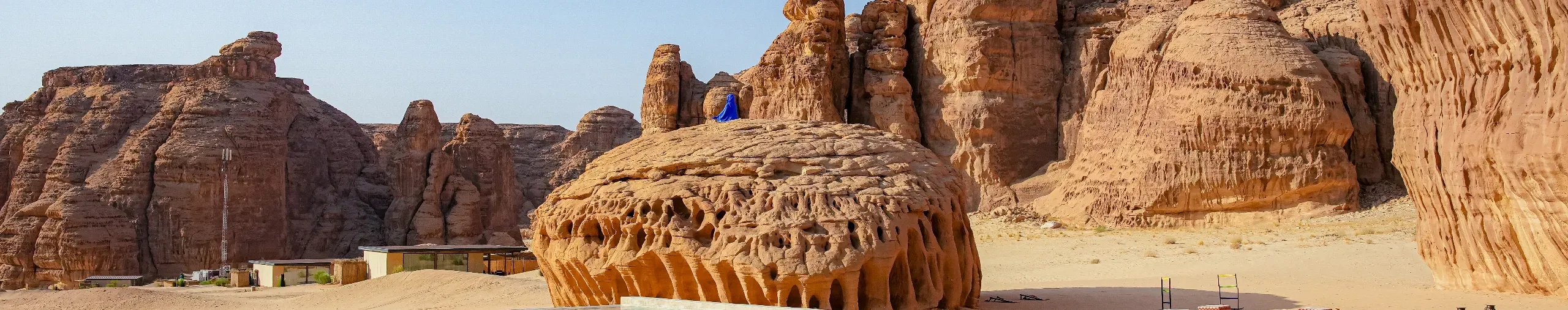 Our Habitas AlUla resort, Ashar Valley, Saudi Arabia. 